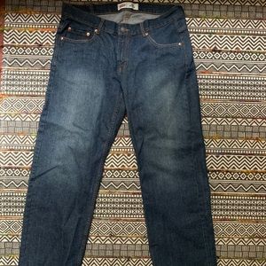 levi’s dark wash regular fit